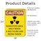 Signmission Radiation & Laser Sign, 24 in H x 18 in W, Vinyl Decal, Rectangle OS-2PACK-CR-D-1824-V-10253 - alternate 6